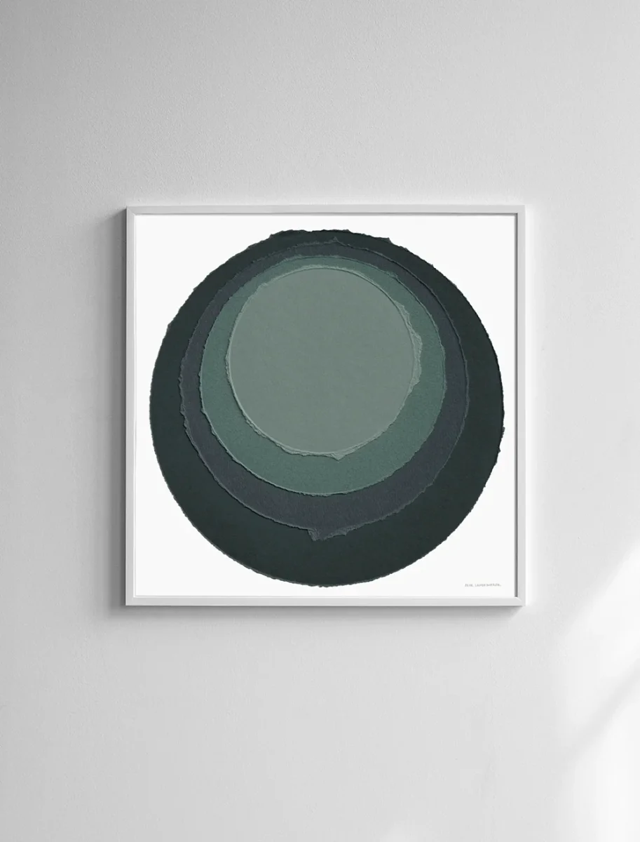 GREEN SPHERE POSTER - 70×70 cm